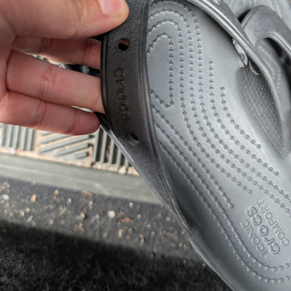 CROCS Black Sandals Flip flops